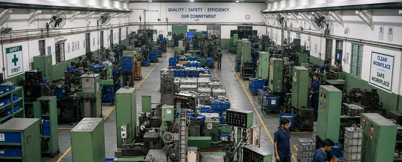 V-CUBE Bearings manufacturing facility in Rajkot, Gujarat