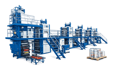 Web offset printing machine using tapered roller bearings